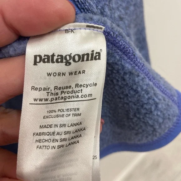 Patagonia Heathered Blue Zip Vest - Picture 5 of 5